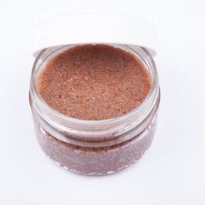Image of sugar scrub white background